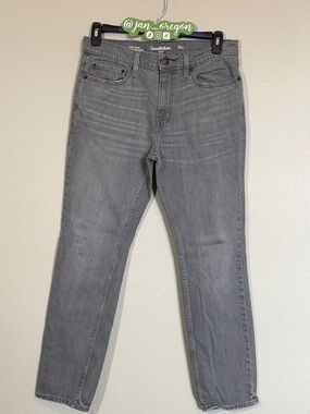 Goodfellow & Co Slim Gray Men's Jeans - Straight Slim Fit, size 34 x 30